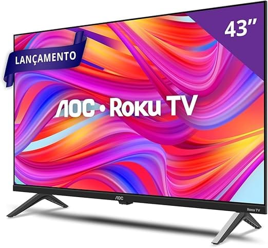 AOC, Smart TV, Roku 43