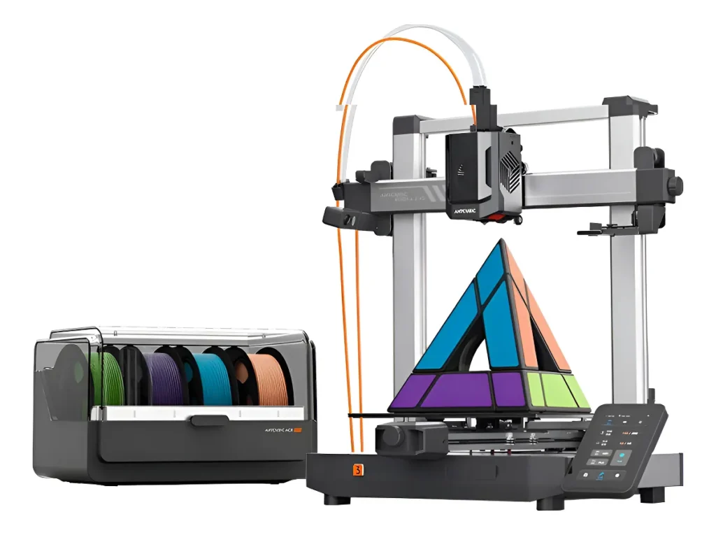 Anycubic Kobra 3 V2 Combo multicolorido com ACE Pro e secagem de filamento