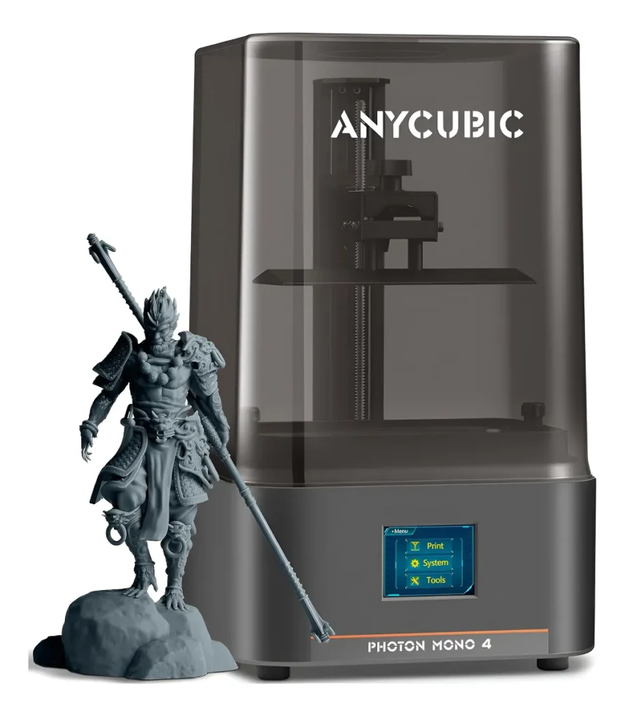 Anycubic Photon Mono 4 10K impressora 3D de resina para miniaturas