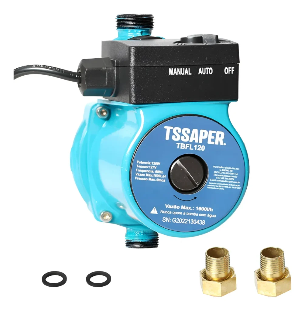 Bomba De Água Pressurizadora 120w 1600