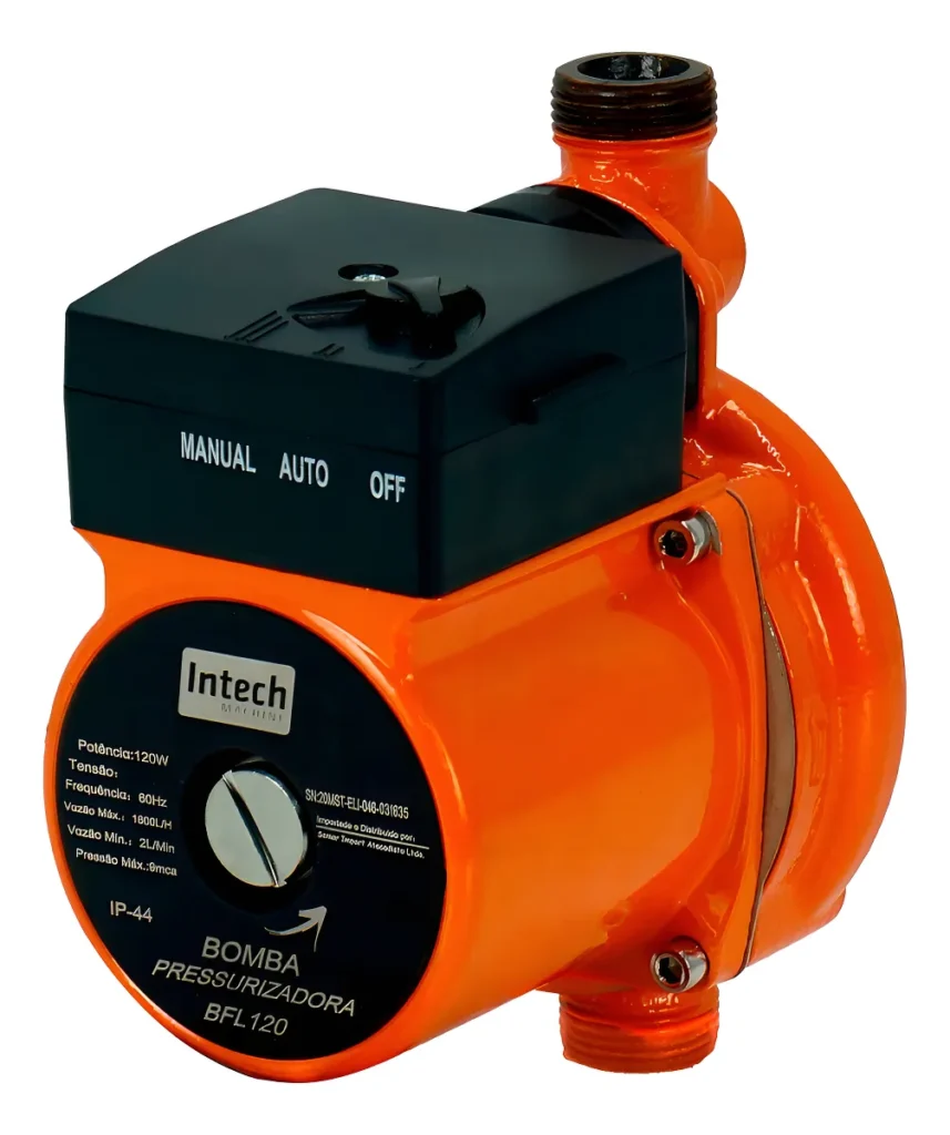 Bomba Pressurizadora 120 Watts 1600l - Intech Machine BFL120