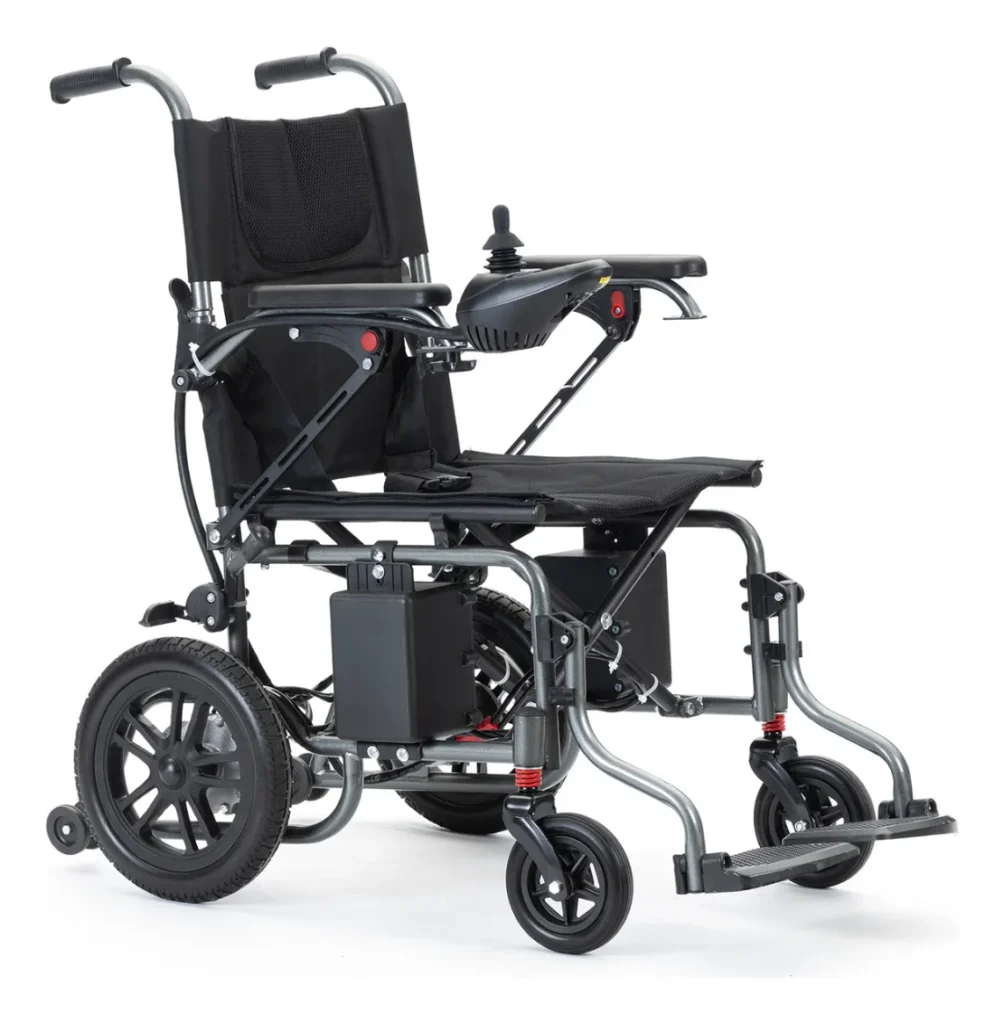 Cadeira De Rodas Motorizada Cadeira De Roda Elétrica Leve Cor Preto