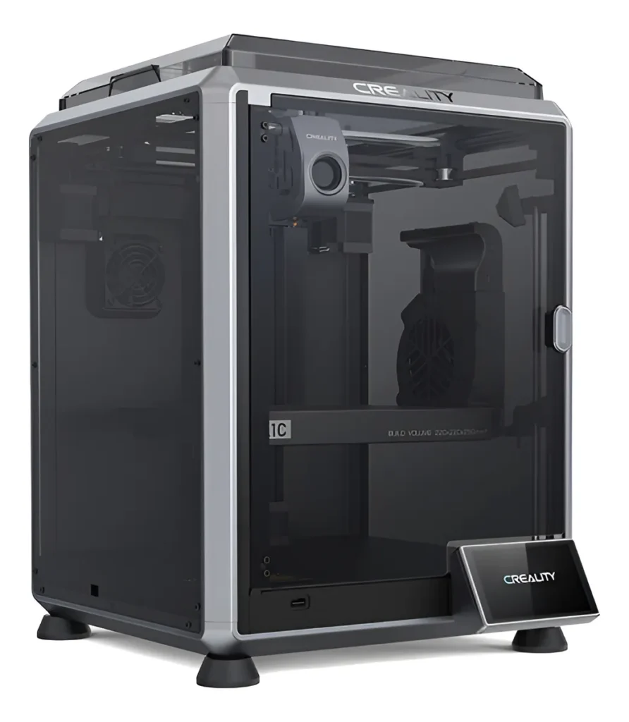 Creality K1C impressora 3D para fibra de carbono e materiais técnicos