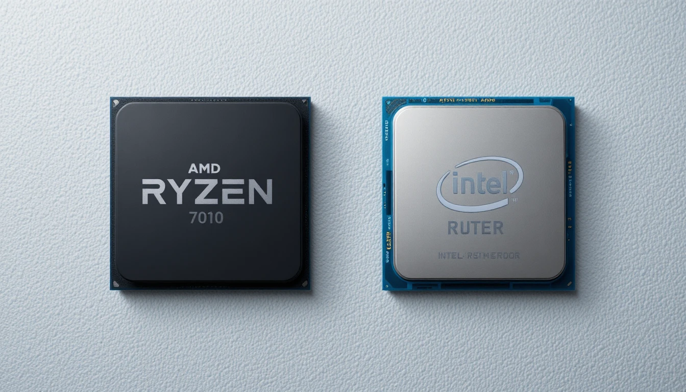 Imagem dos processador Amd Ryzen e Intel Core Ultra - Notebook Certo em 2025
