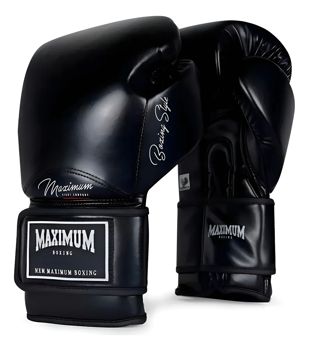 Luva de Boxe e Muay Thai Maximum Boxing Classic preta