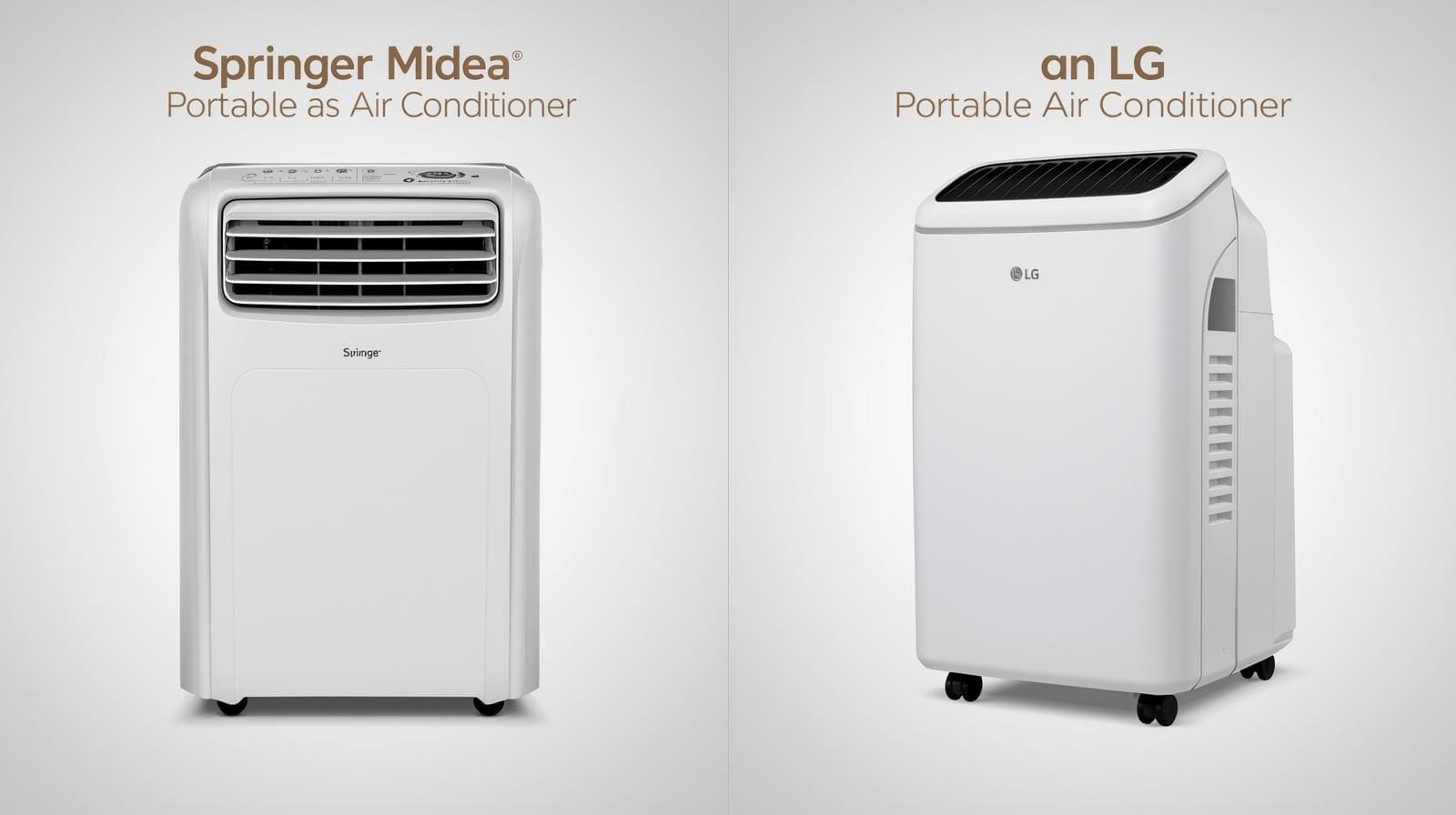 Springer Midea vs LG Voice Qual o melhor Ar-Condicionado Portátil de 2025