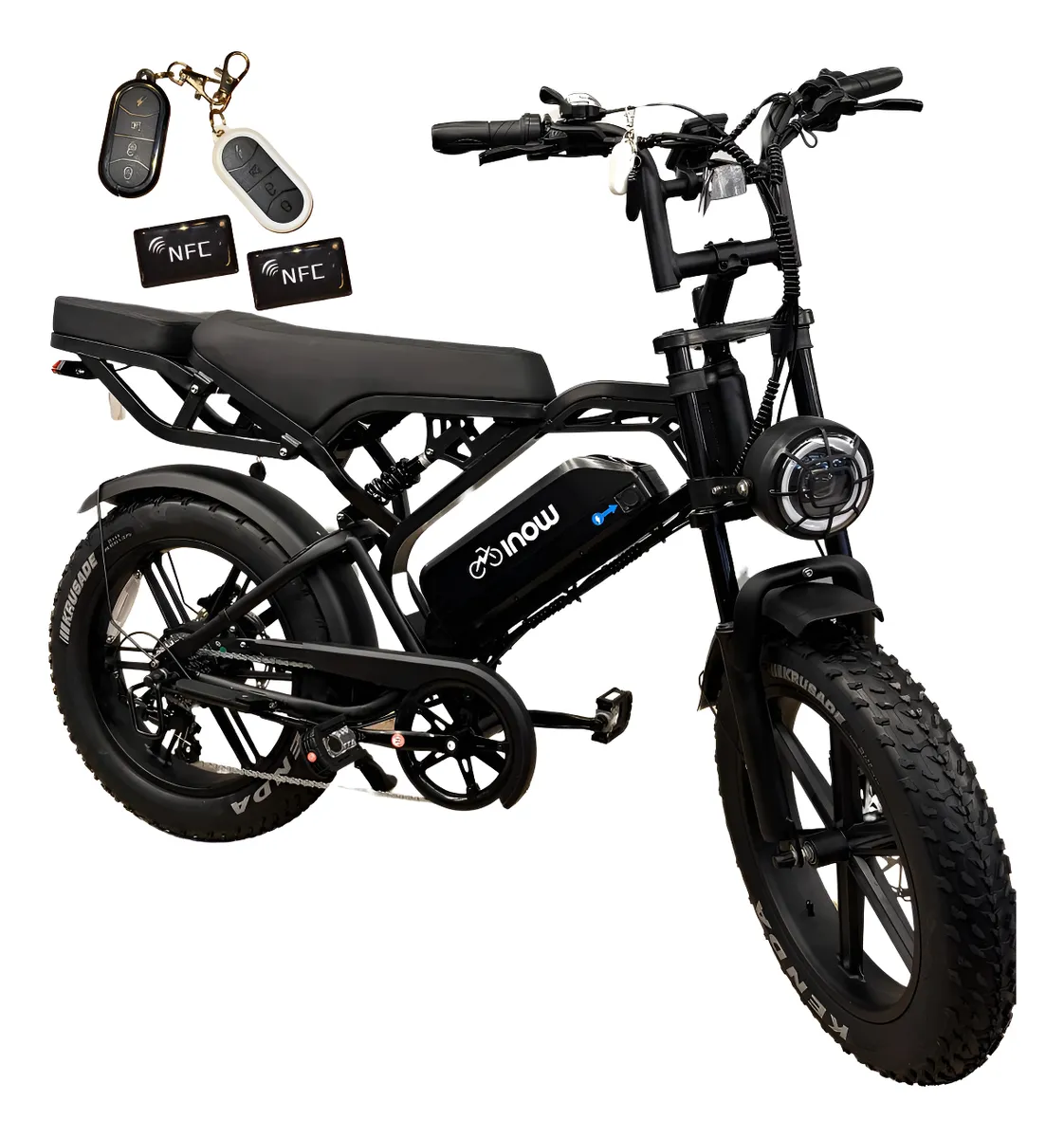 Bicicleta elétrica Inow V20 Pro 750W com display colorido e freios hidráulicos