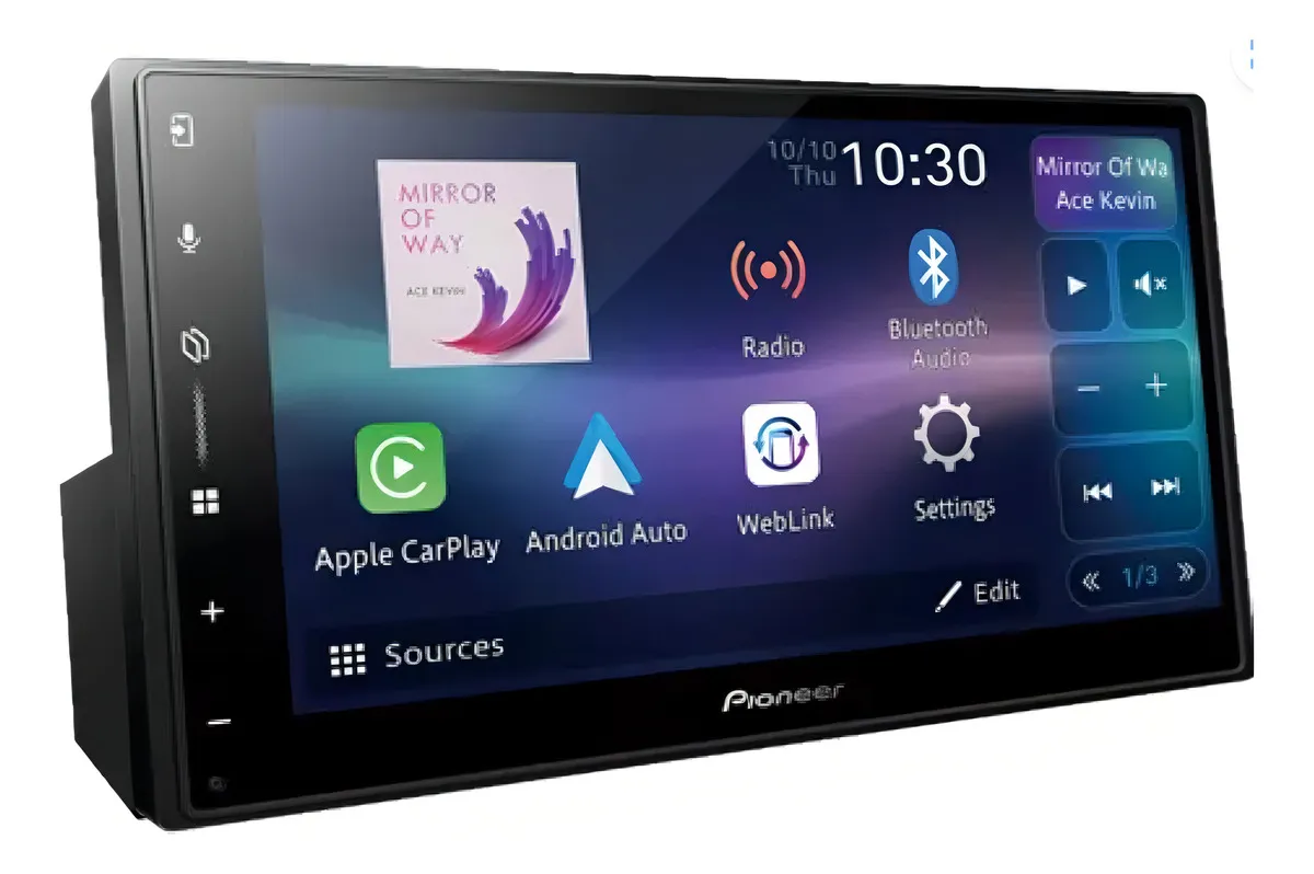 Pioneer DMH-A5650BT 6,8 polegadas CarPlay Android Auto