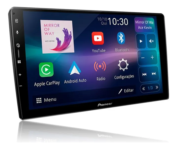 Pioneer DMH-AP6650BT 9 polegadas Android Auto CarPlay