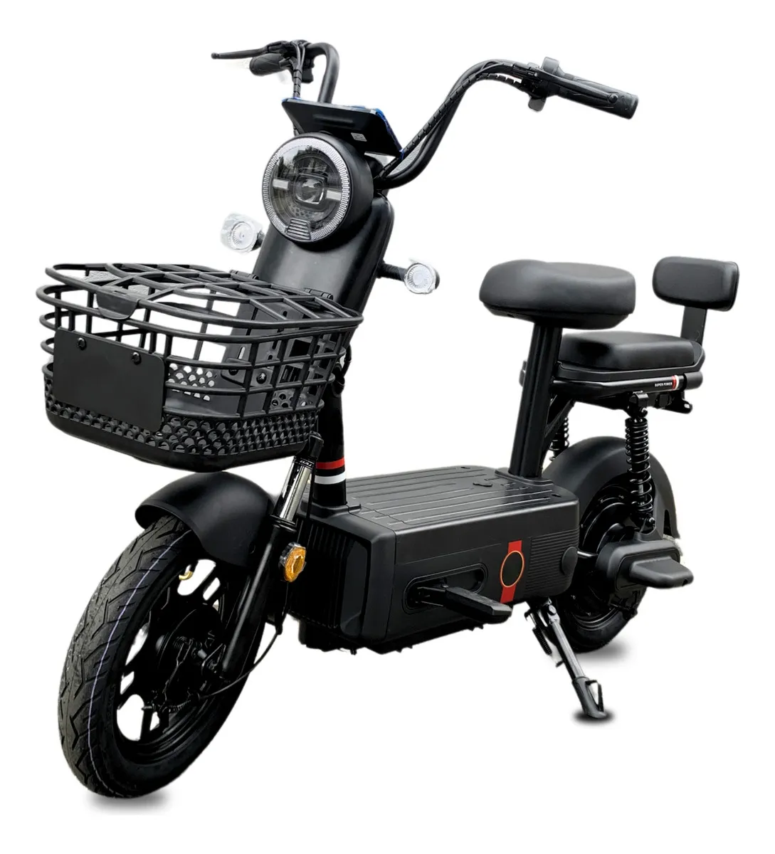 Bicicleta elétrica Nado C2 1000W estilo scooter com bateria de lítio 48V