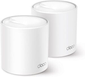 TP-Link Deco X50 (2-Pack) Sistema WiFi 6 AI Mesh AX3000 Dual Band 2,4 GHz