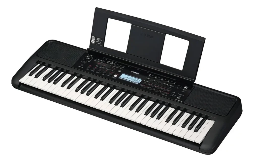 Teclado arranjador Yamaha PSR-E383 com 61 teclas