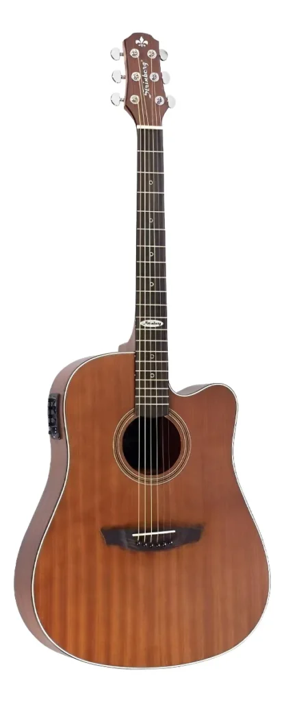 Violão eletroacústico Strinberg SD200C Black Series mogno fosco