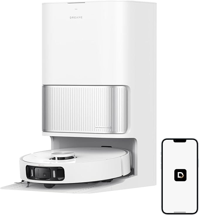 Robô aspirador Dreame L40 Ultra AE com base autolimpante que lava e seca os panos