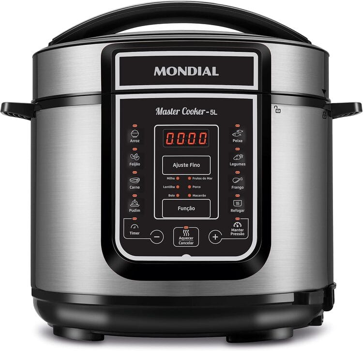 Panela de pressão elétrica Mondial Master Cooker 5 litros
