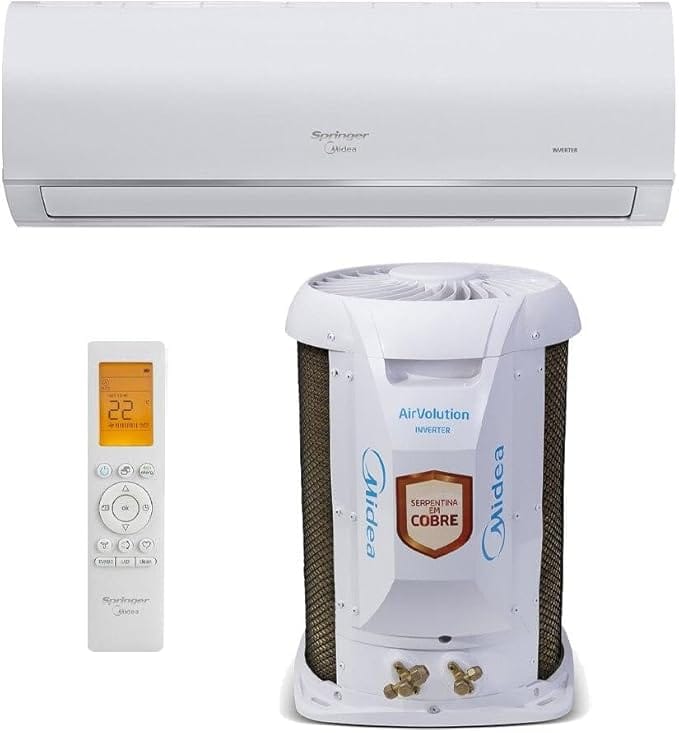 Ar-condicionado Split Inverter 18000 Btus Springer Midea Airvolution Connect High Wall Só Frio