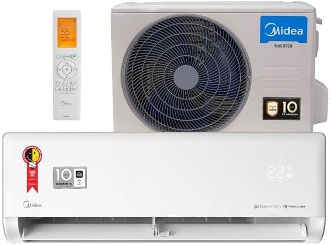 Ar-condicionado Split Inverter 9000 Btus Midea Ai Ecomaster High Wall Só Frio