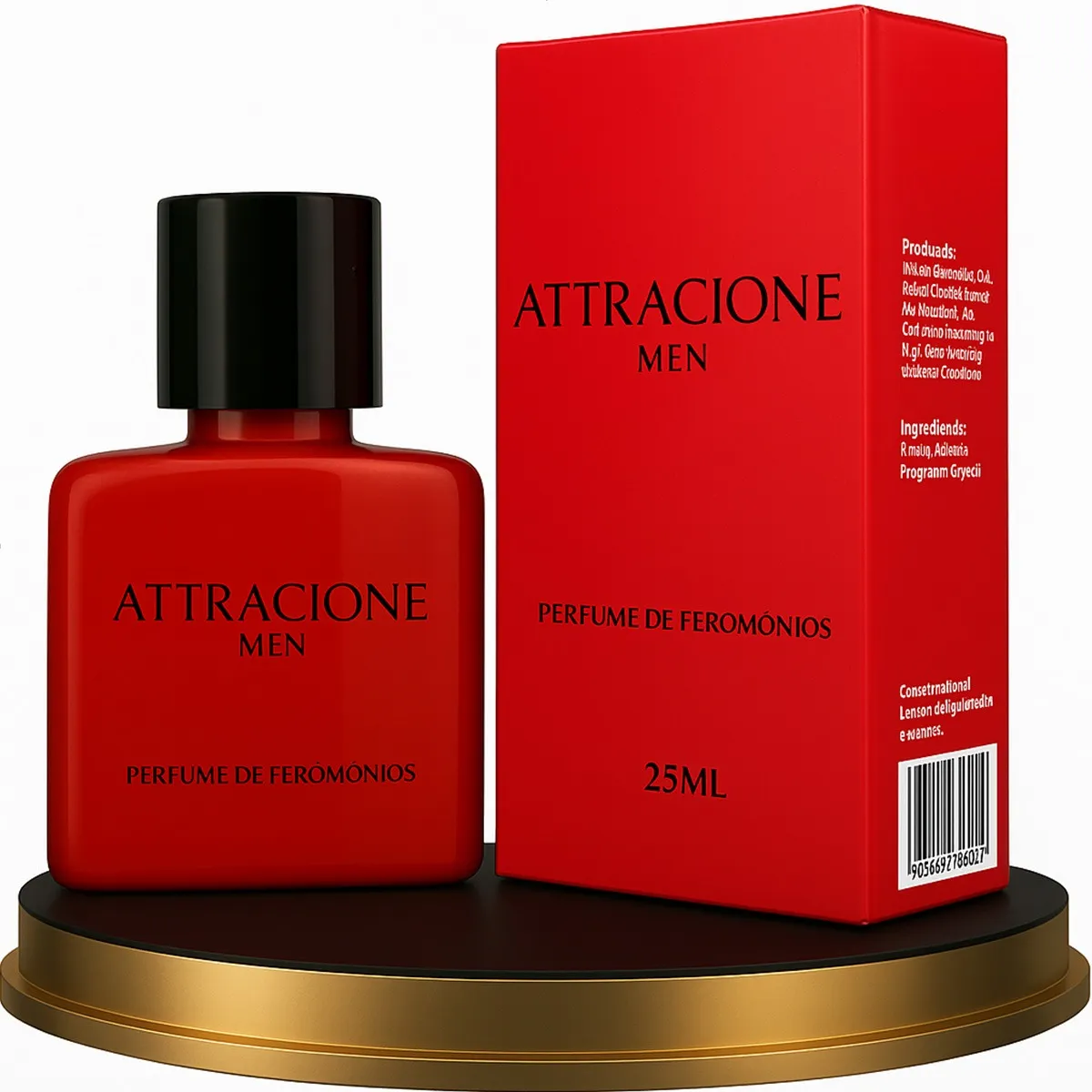 Attracione Men perfume masculino com feromônios ativados 25ml