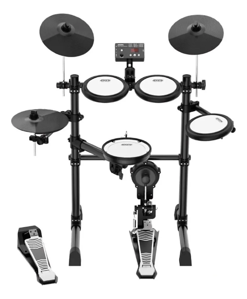 Bateria Eletrônica Aroma TDX-16S compacta 8 pads mesh