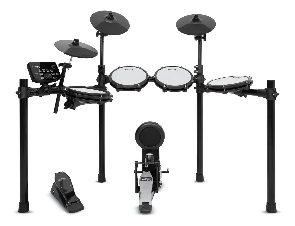 Bateria Eletrônica Voik Boost-700 com MIDI profissional