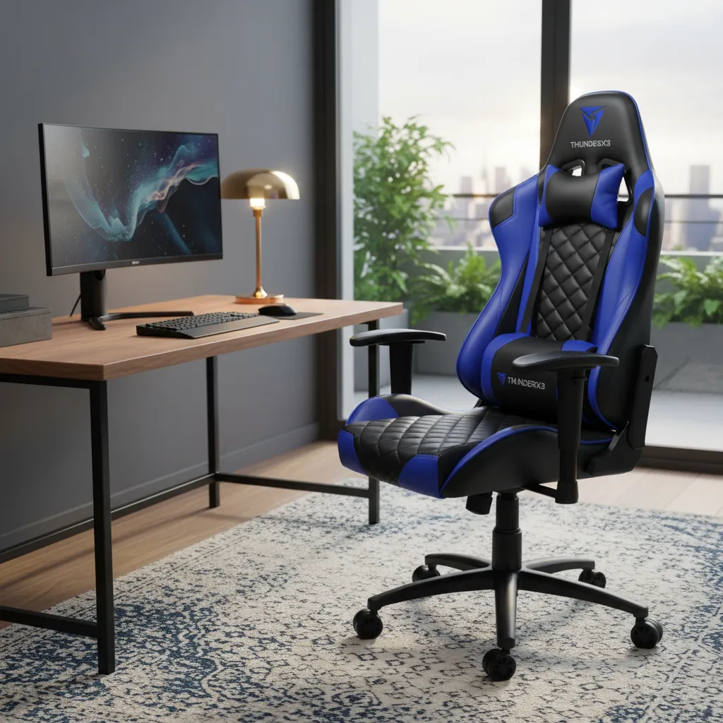 Cadeira Gamer Nitro Luvinco com apoio de pés