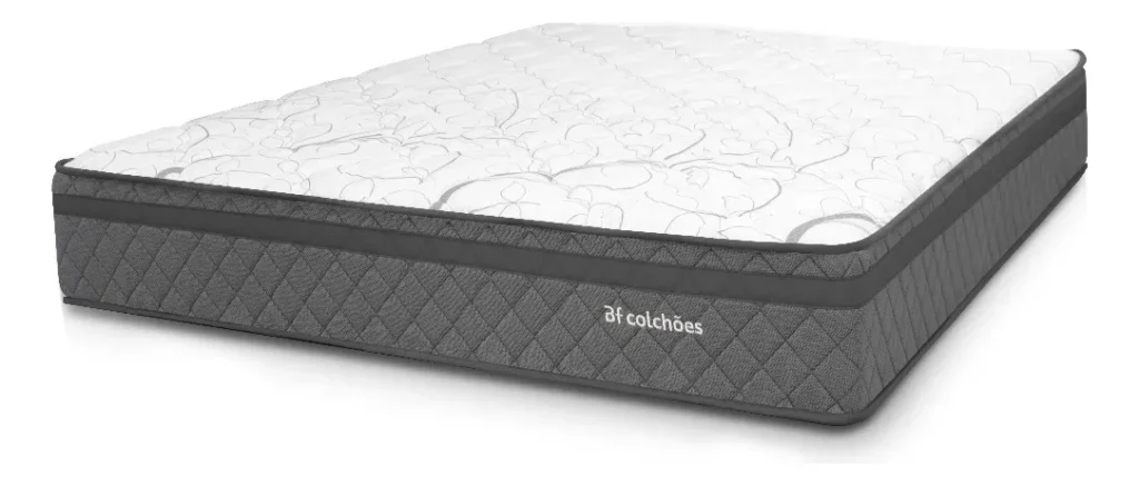 Colchão Queen Ortopédico Espuma D45 158x198x24cm BF Colchões