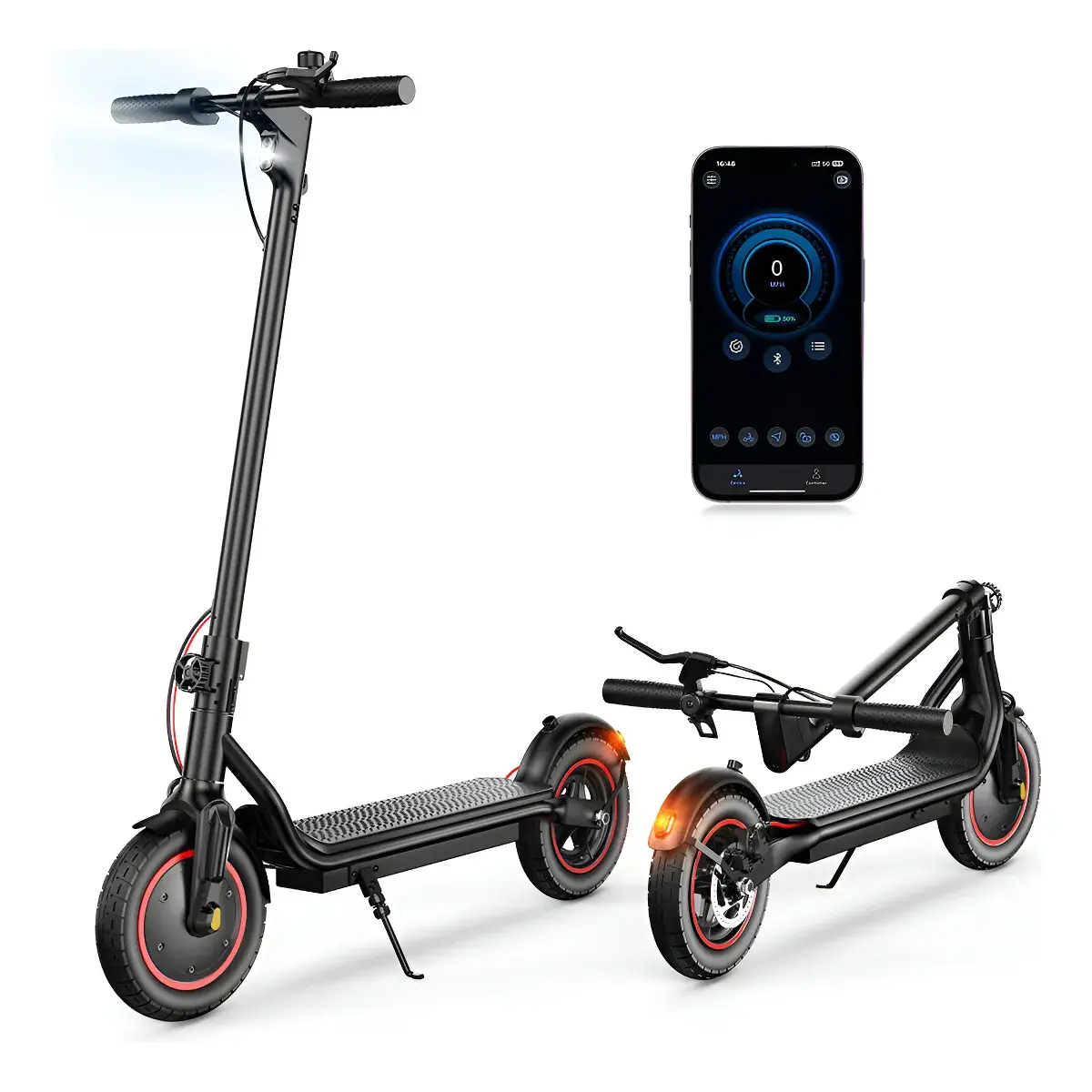 Patinete Elétrico w6 leve e dobrável com app via Bluetooth