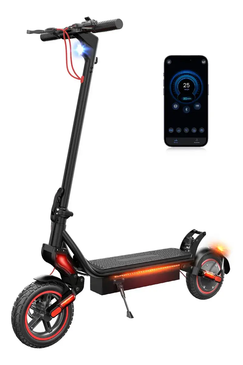 Patinete Elétrico W8 750W com assento removível e amortecedores duplos