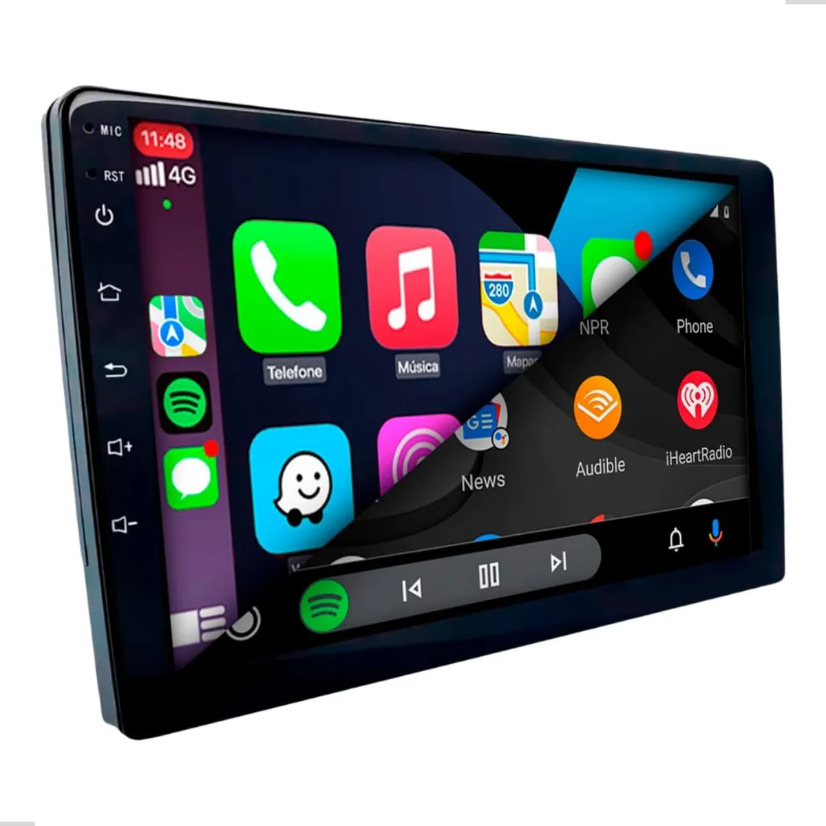 Multimídia Universal 9 polegadas Android 13