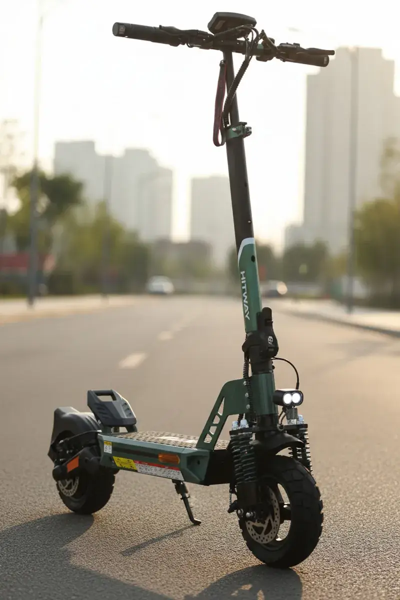 Patinete Elétrico Hitway H16 com motor de 1000W e suspensão dupla