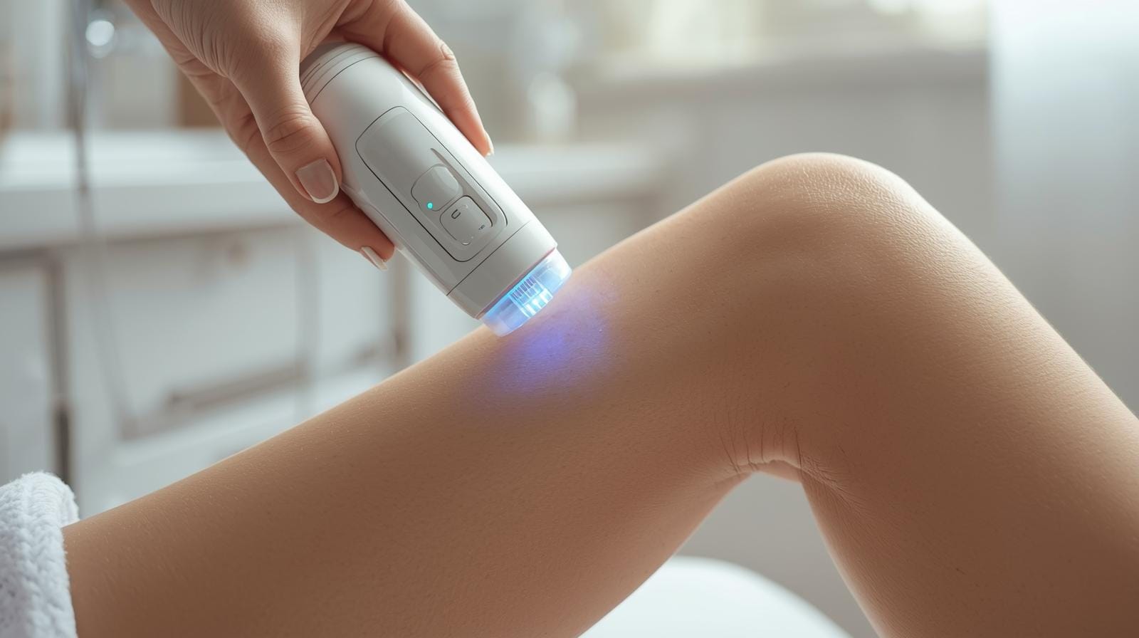 Nunca pule a preparação! Pele deve estar raspada, seca e sem produtos — assim a luz atinge a raiz do pelo, não a superfície.