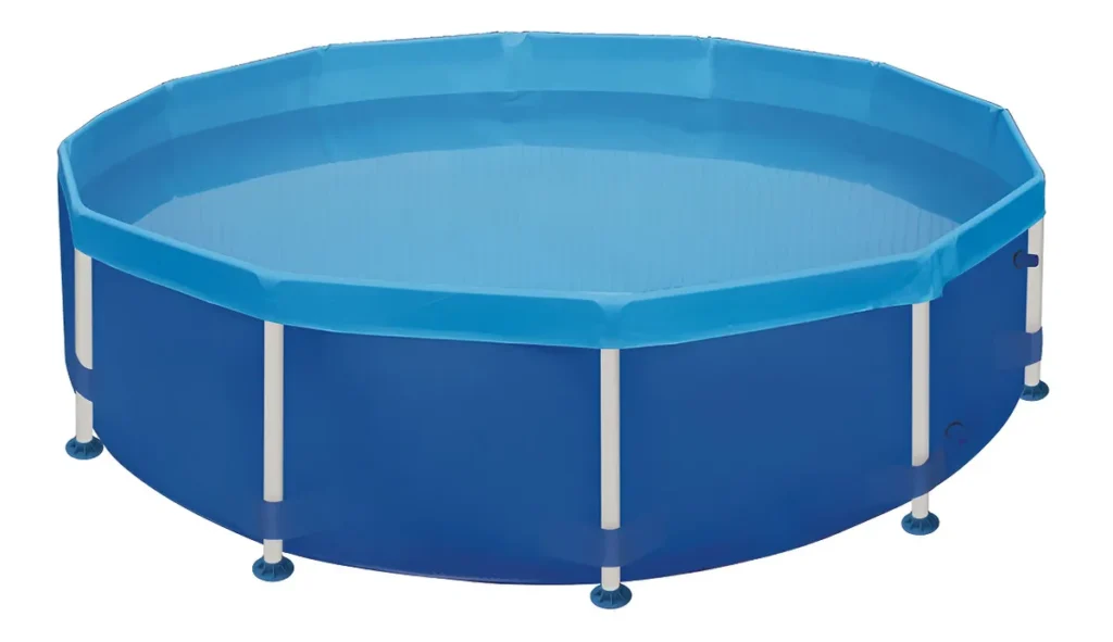 Piscina Infantil Redonda Estrutural PVC 4500 Litros Mor 4500 L azul