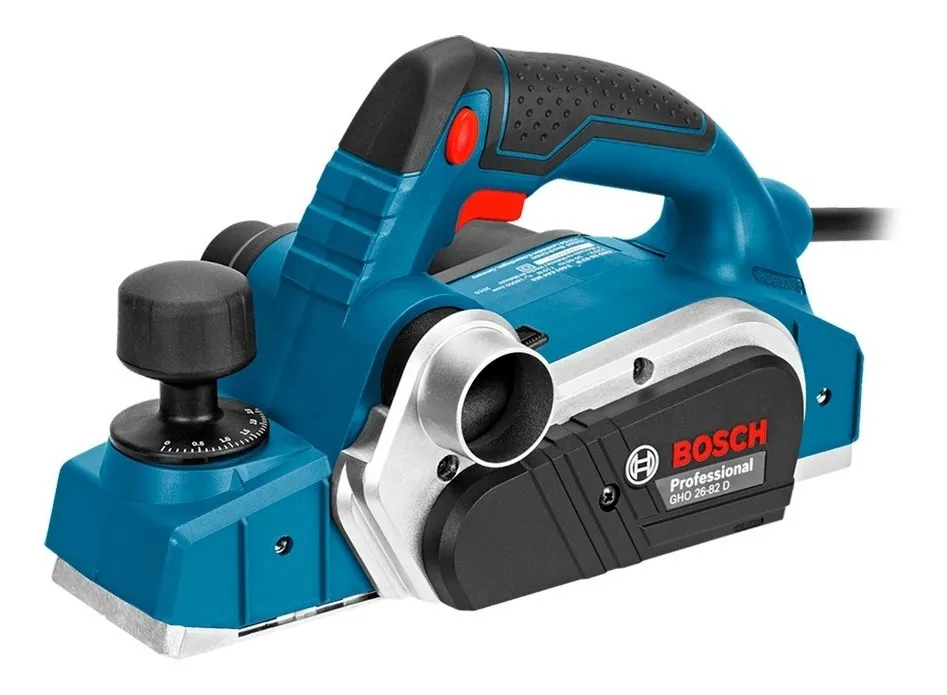 Plaina elétrica manual Bosch Professional GHO 26-82 D 8.2cm cor azul