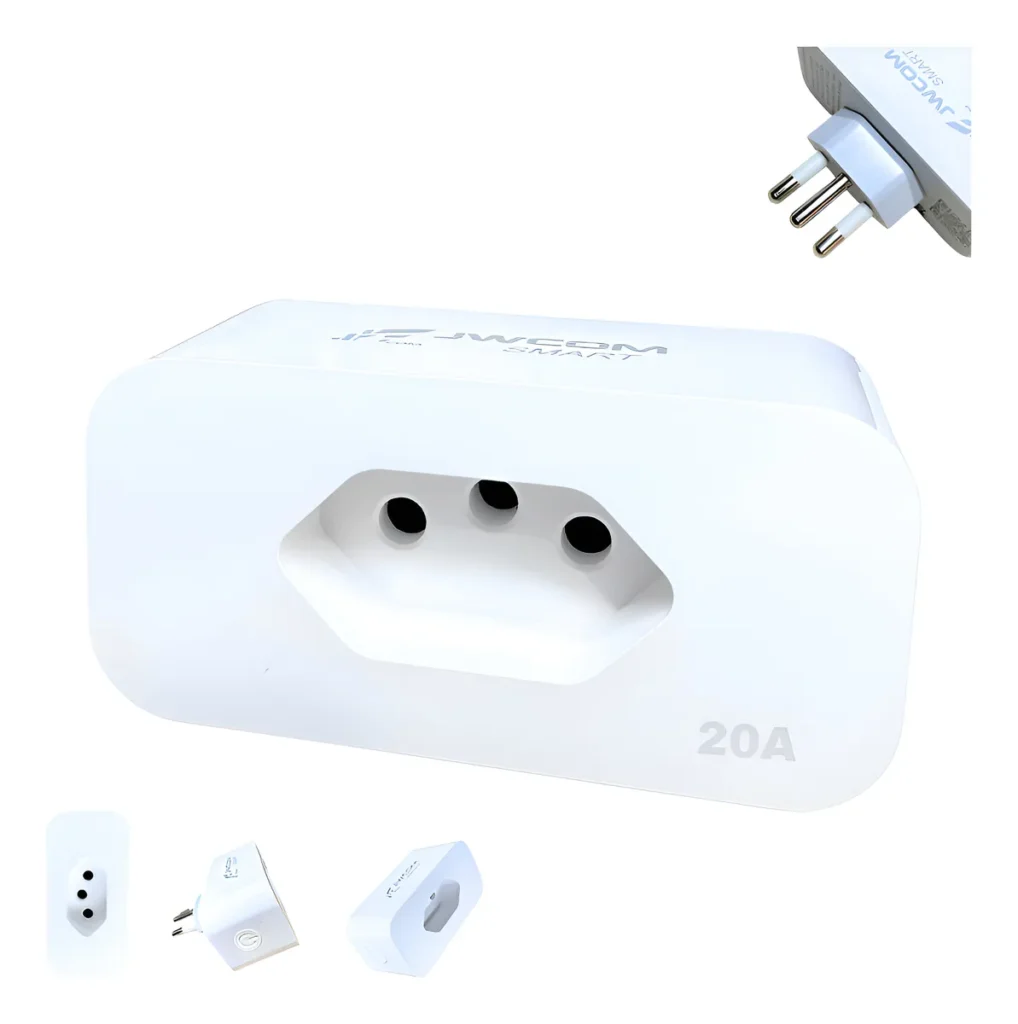 Tomada Inteligente Smart Wifi Automação Alexa Google Control Branco