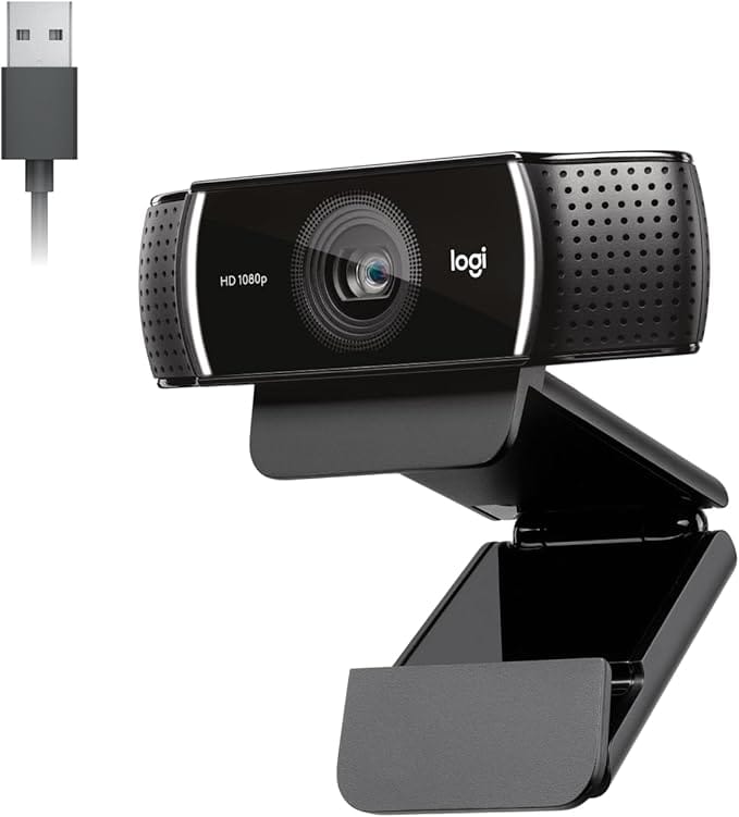Webcam Logitech C922 Pro Stream Full HD com microfone