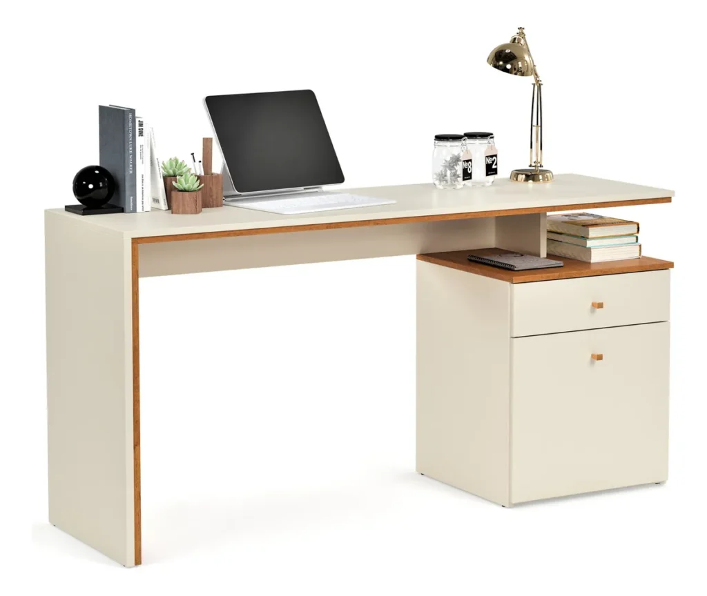 Mesa Escrivaninha Para Estudo E Trabalho Home Office Nature