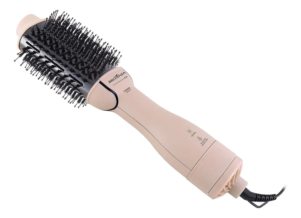 Britânia BEC07R Soft 4 em 1 1300W escova secadora