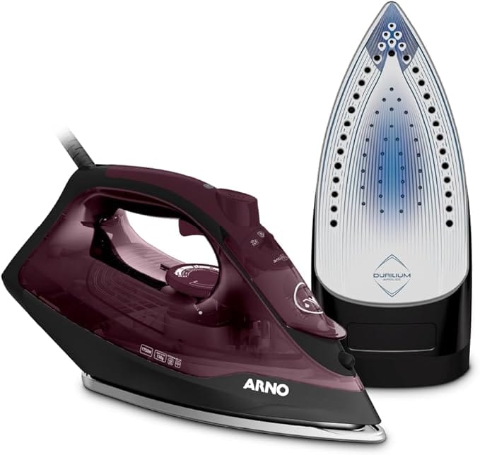 Ferro a vapor Arno Ultragliss com base Durilium Airglide, segunda versão