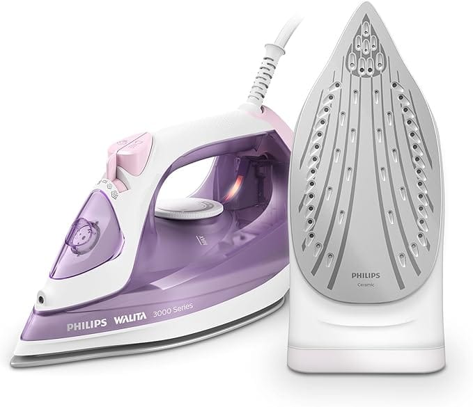 Ferro a vapor Philips Walita Série 3000 DST3010 com base cerâmica
