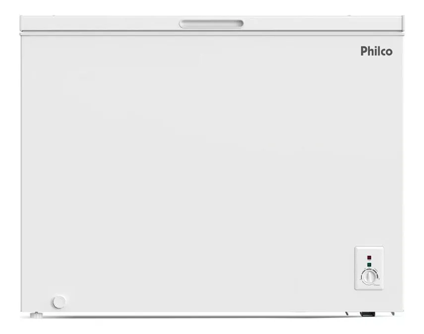 Freezer Horizontal Philco 2 Em 1 Com Pés Em Rodízios E Chave Cor Branco