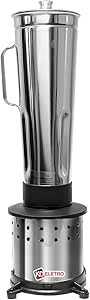 Liquidificador Industrial 4 litros alta rotação inox prata 110V