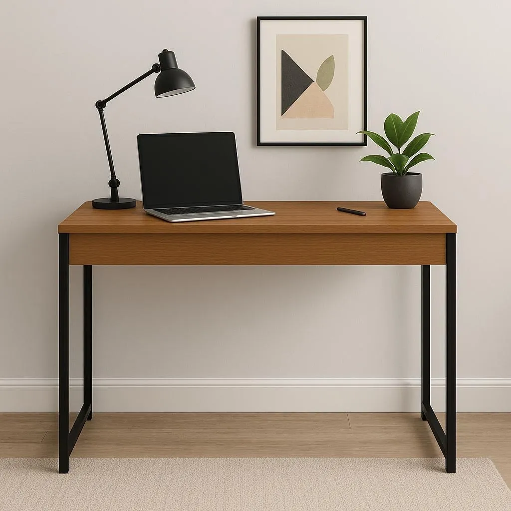 Mesa Home Office Escrivaninha Industrial Quarto Notebook