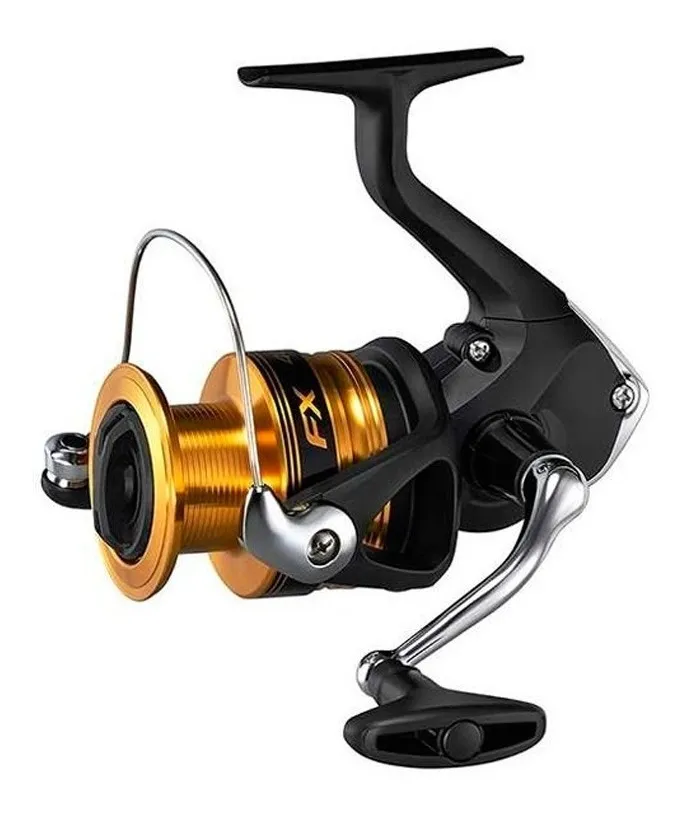 Molinete Shimano Fx Fc 4000 Cor Preto Lado