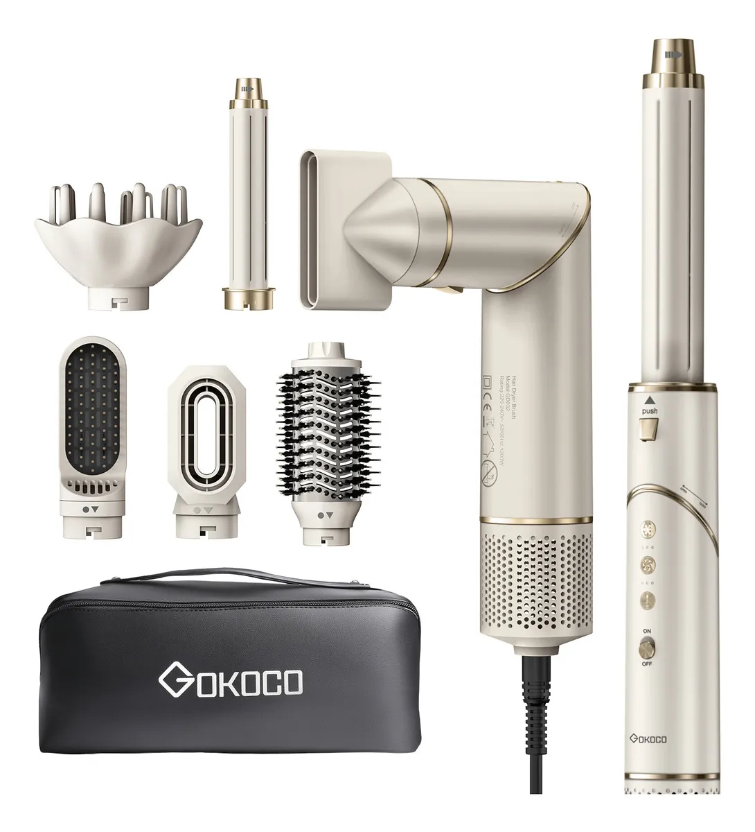 Gokoco 7 em 1 Hot Air Styler
