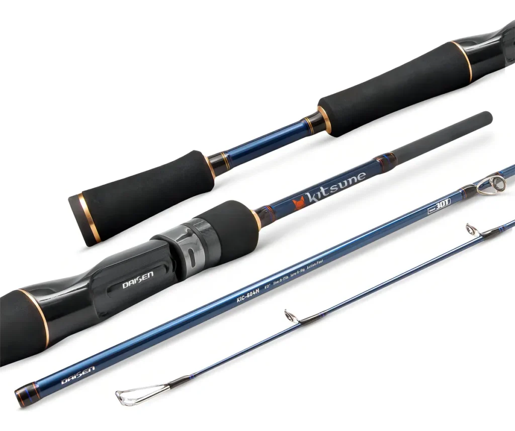 Vara Para Carretilha Kitsune Travel C-604ml 1,80m 7-14lbs 4 Partes - Daisen