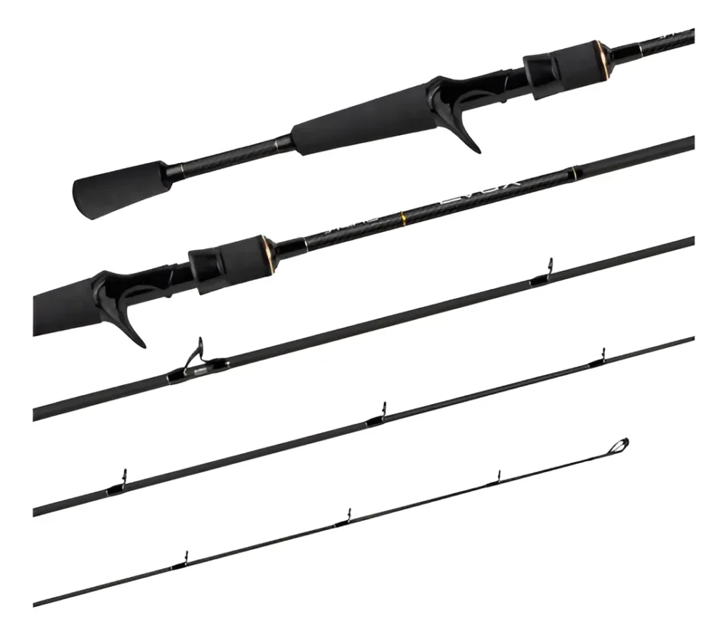 Vara de Pesca Casting Saint Evox 4 Partes 1.73m 8-20lb Ação Rápida
