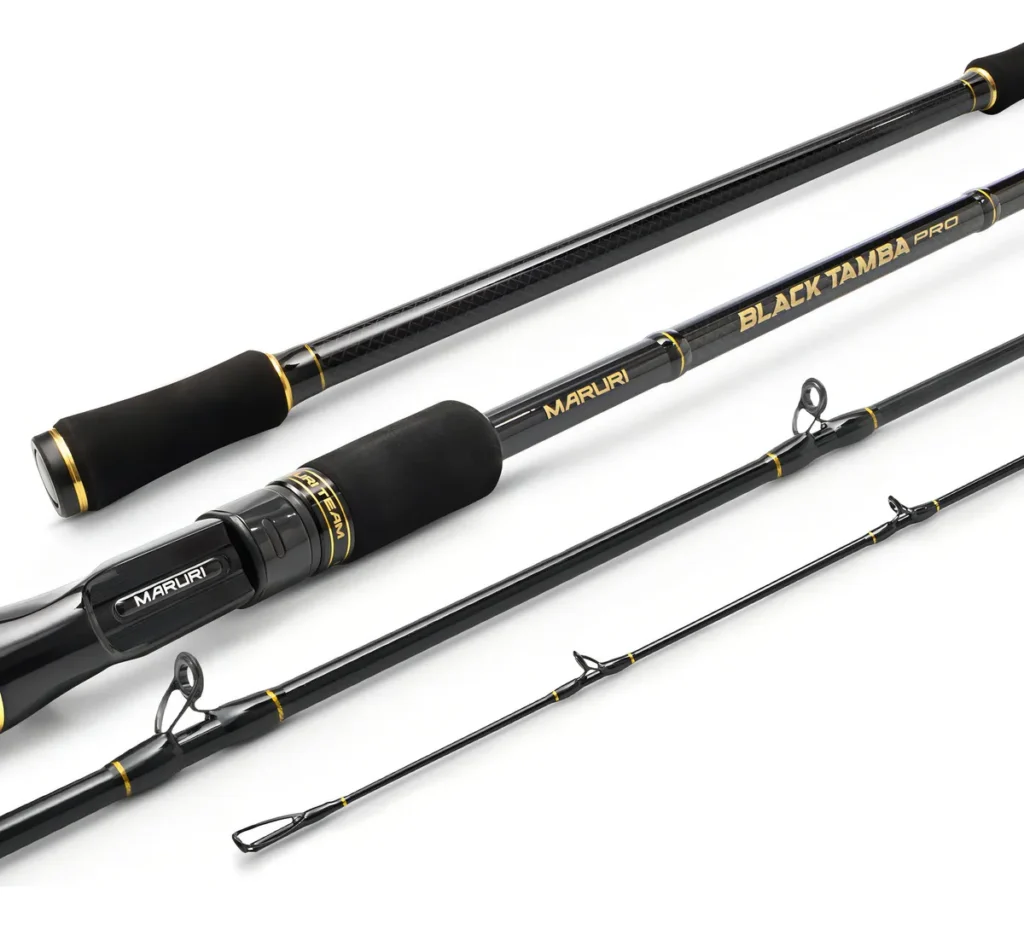 Vara de Pesca Maruri Black Tamba Pro 2,40m C802-H 30-60lb em 2 Partes Casting de 30-170g