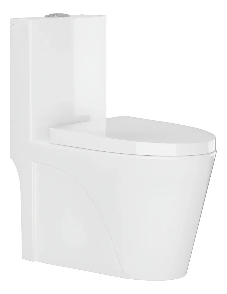 Vaso Sanitário Monobloco Caixa Acoplada Completo - Privada Cor Branco - VAB0002