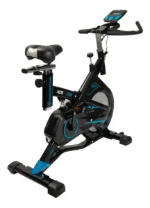 Bicicleta Ergométrica para Spinning E17 Treino Cardio em Casa Monitor LCD Acte Sports 