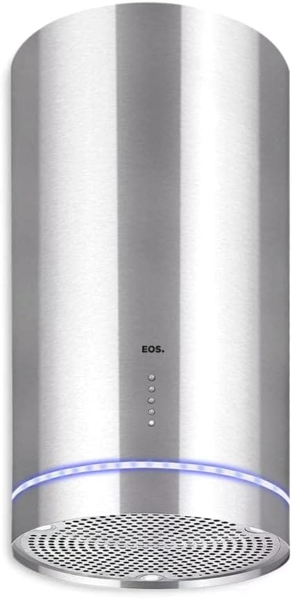 Coifa e Depurador de Ilha Eos 35cm Redonda Eco40ir Inox 220v